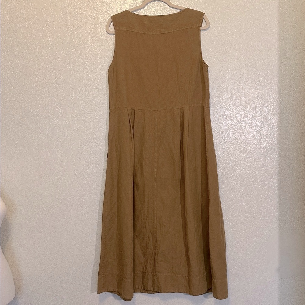 Toast Inspiration Linen Cotton Maxi Dress EUC 12 - Picture 6 of 6